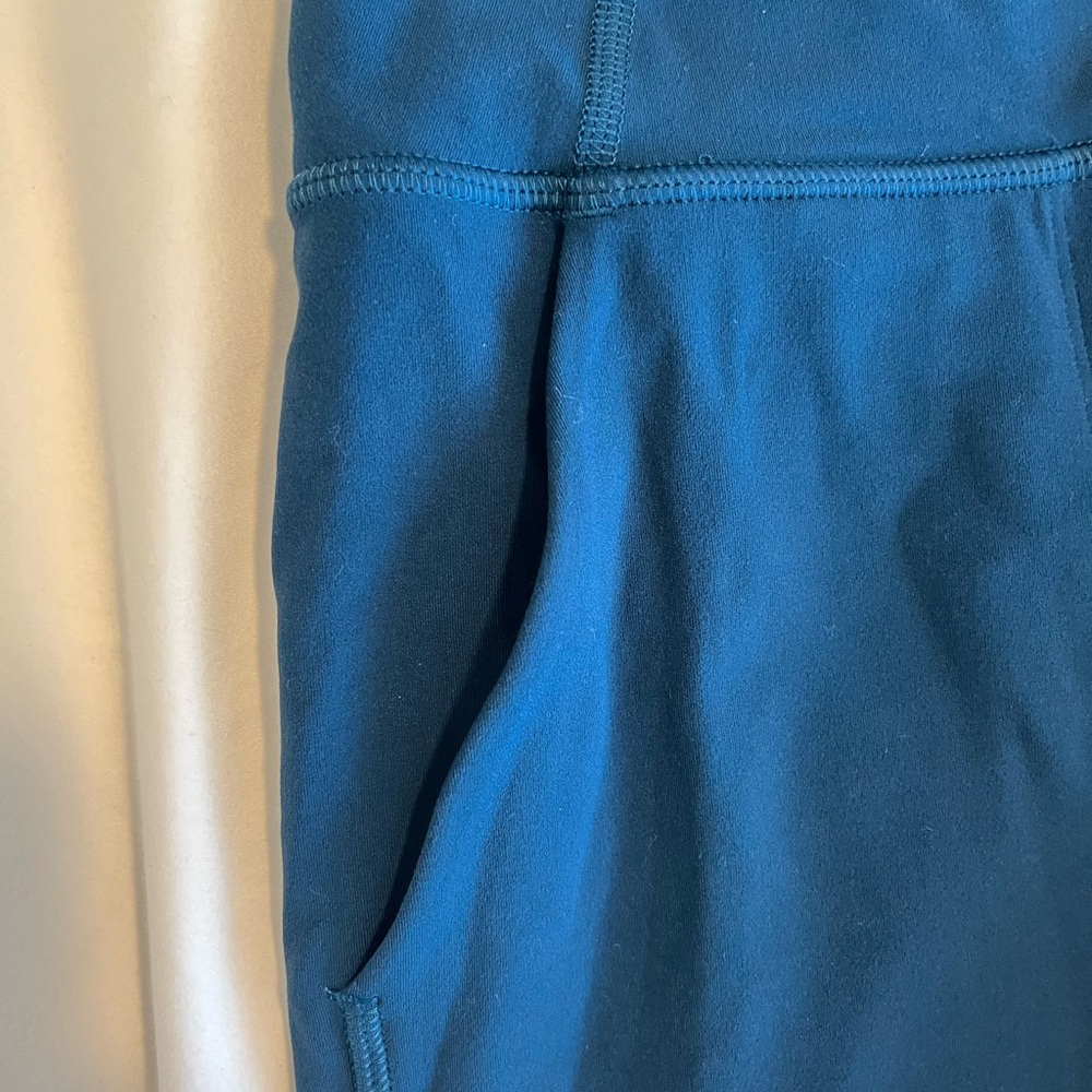 Lululemon blue capri wide leg pants - Picture 2 of 4